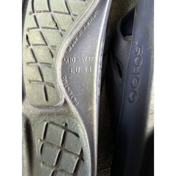 Oofos Unisex Ooriginal Sport Recovery Flip Flop Sandals M10 / W12 Blue Comfort main image 4